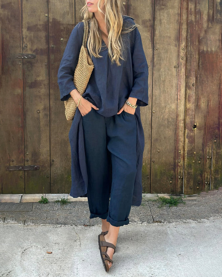 Ensemble Haut Ample et Pantalon Femme