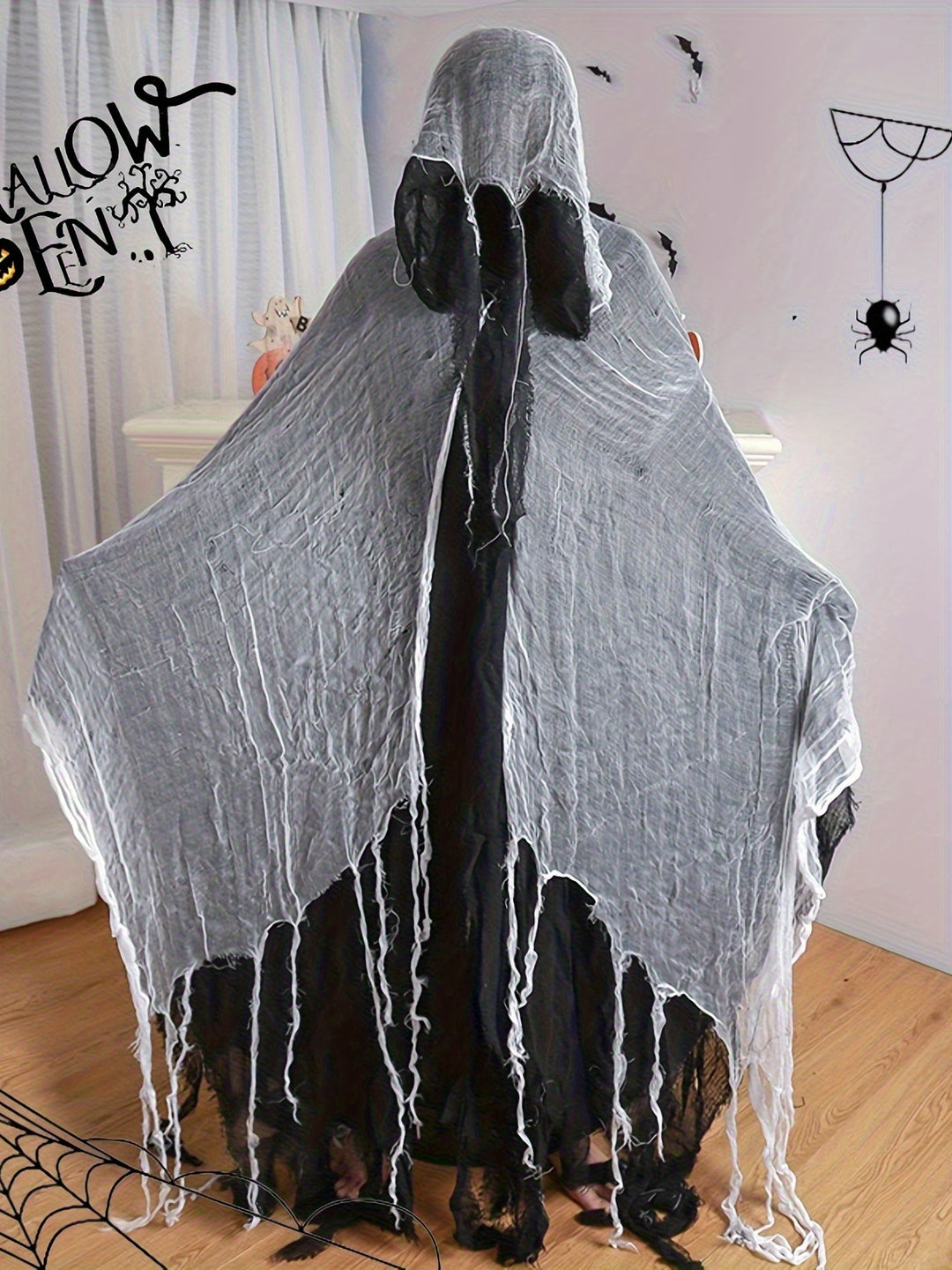 Costume Halloween Faucheur à Capuche Homme