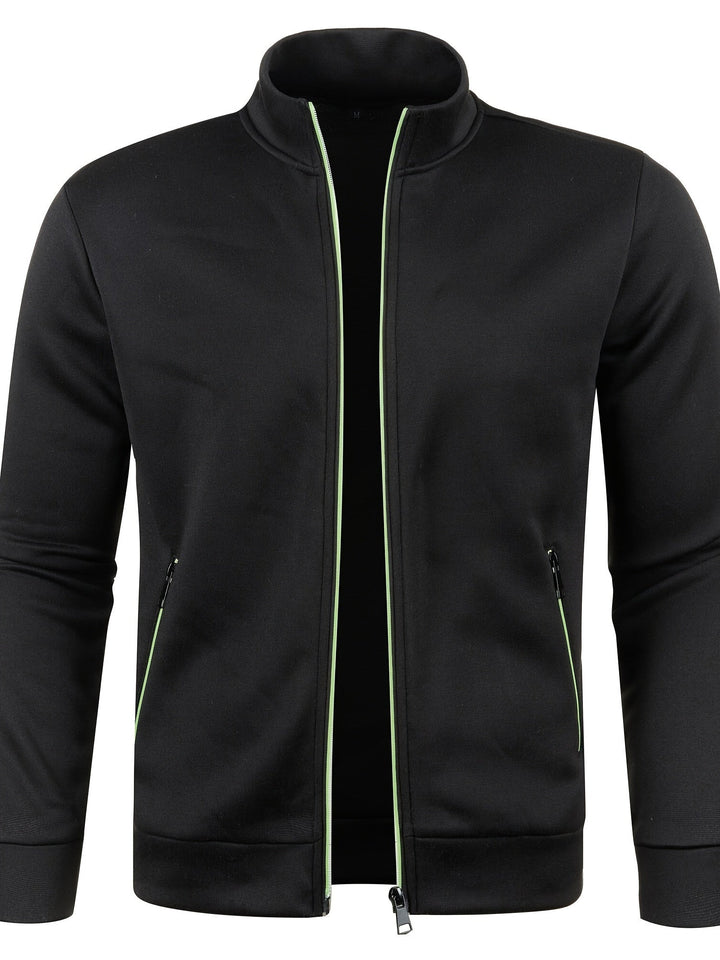 Veste Zippée à Col Montant Homme