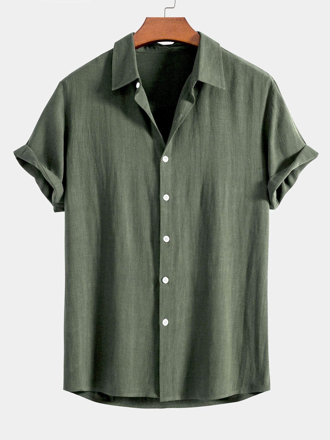 Chemise Décontractée Manches Courtes Homme