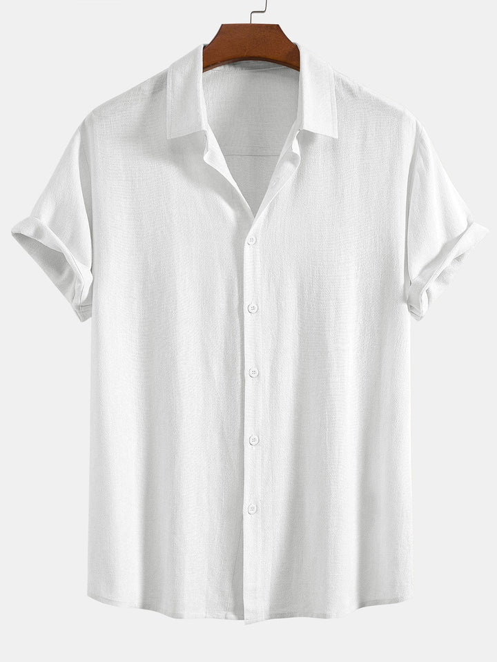Chemise Décontractée Manches Courtes Homme