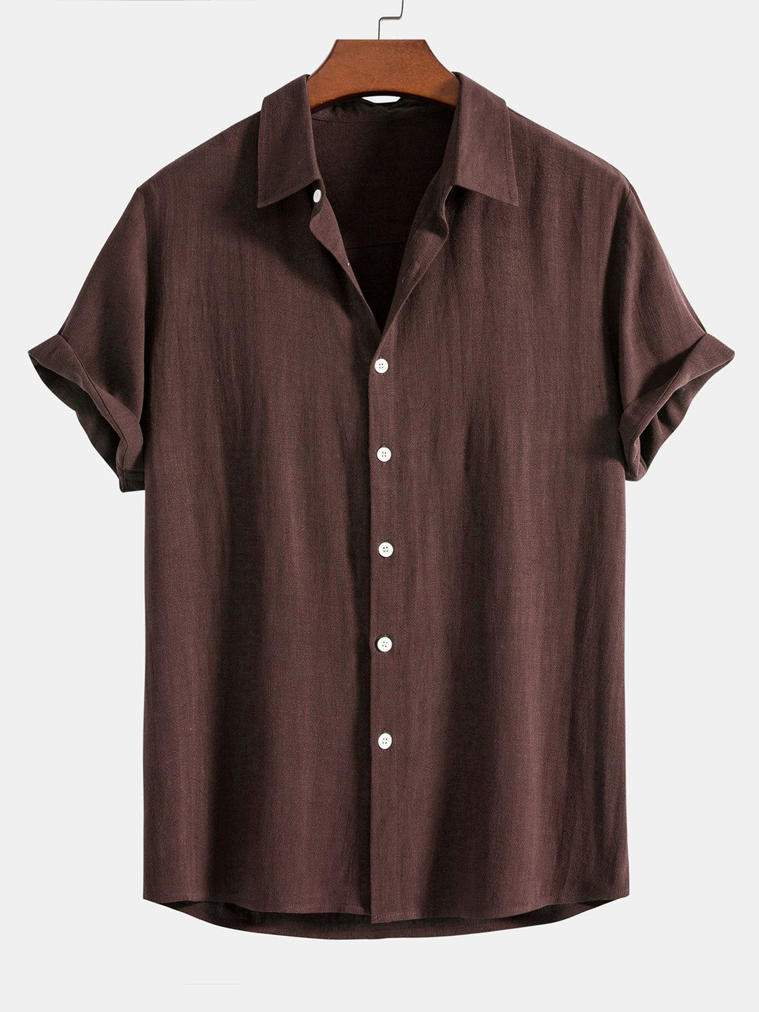 Chemise Décontractée Manches Courtes Homme