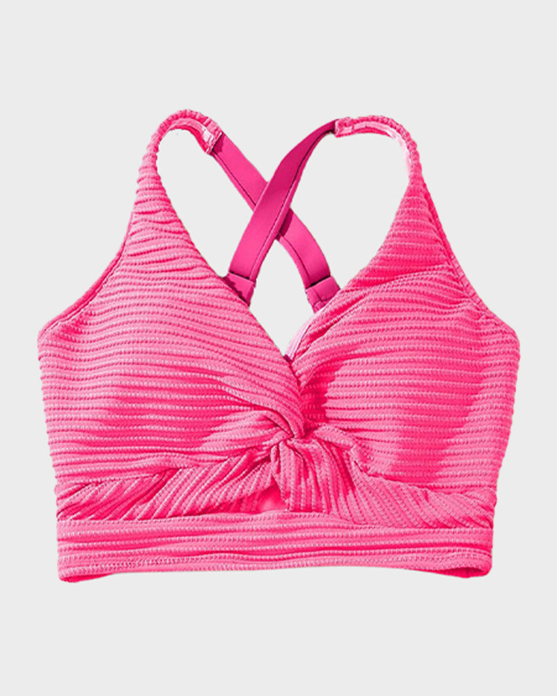 Bikini Côtelé Taille Haute Femme