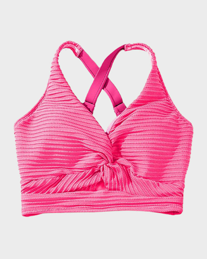 Bikini Côtelé Taille Haute Femme