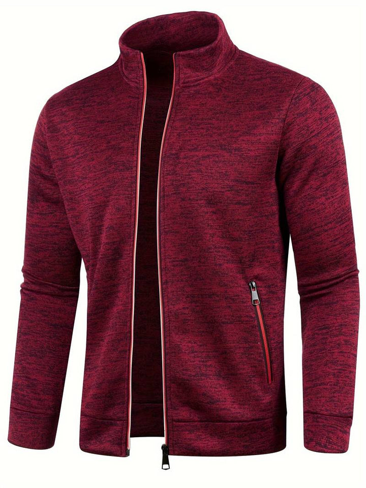 Veste Zippée à Col Montant Homme