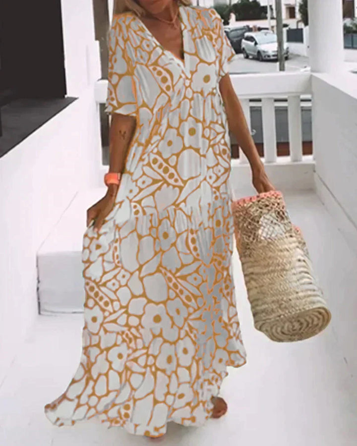 Robe Maxi Fleurie Bohème Femme