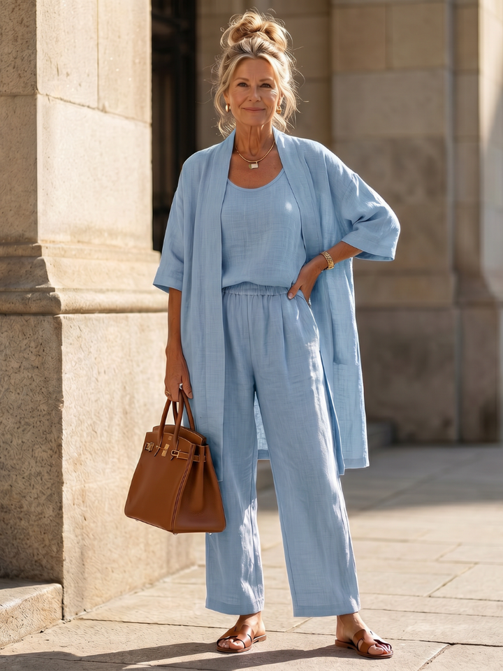 Ensemble Pantalon 3 Pièces Femme