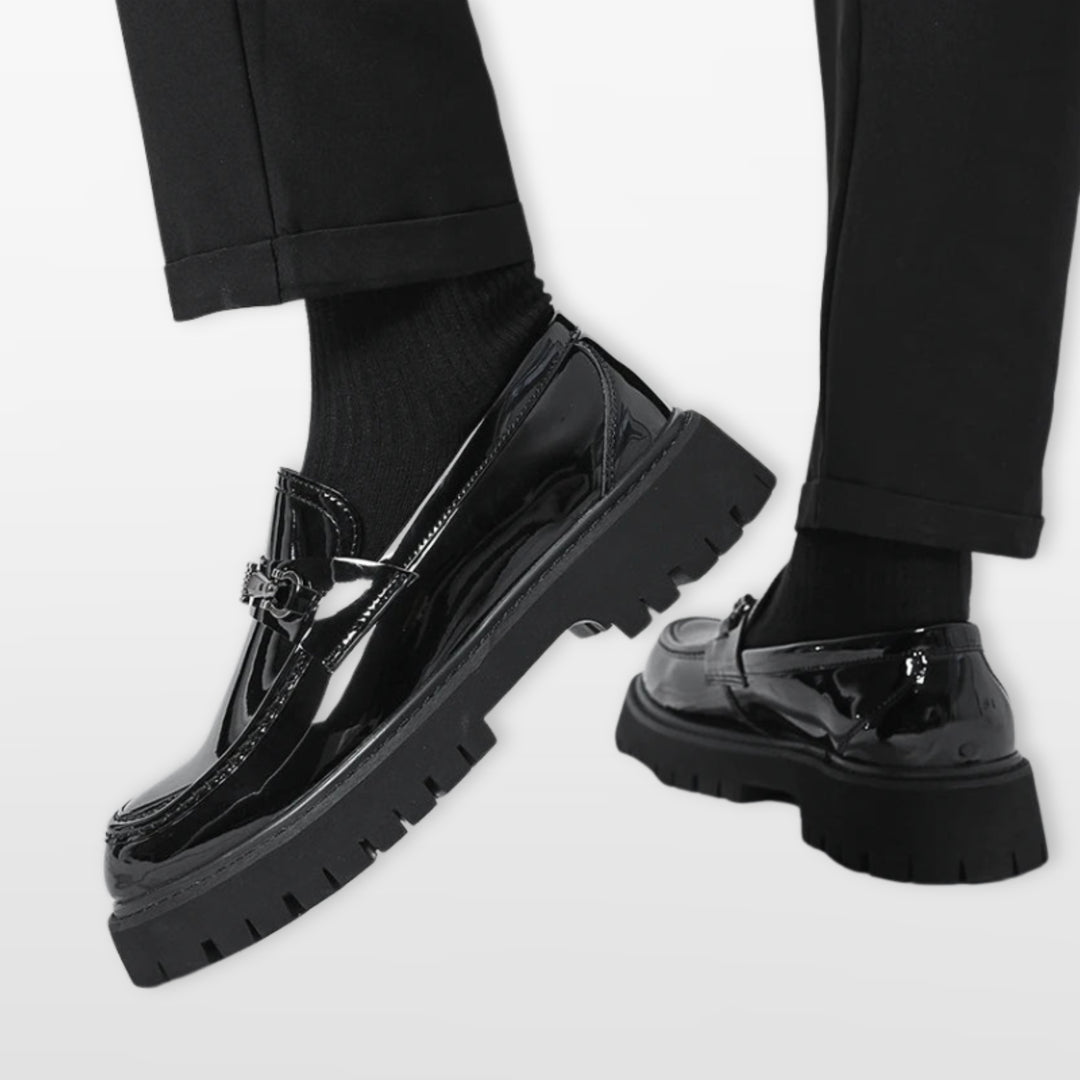 Mocassins Épais Élégants Sans Lacets Homme