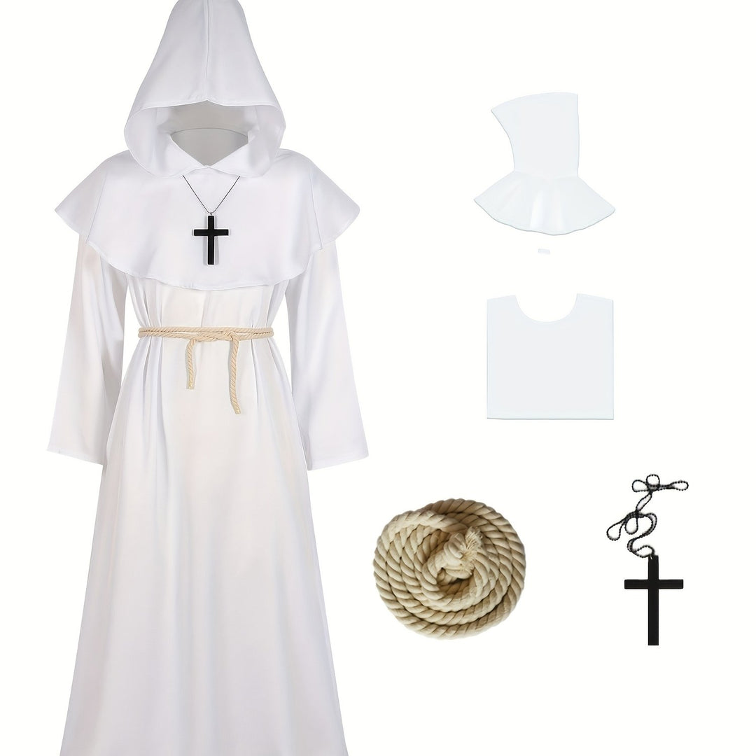 Costume Halloween Moine à Capuche Homme