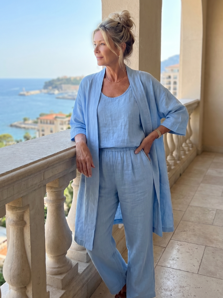Ensemble Pantalon 3 Pièces Femme