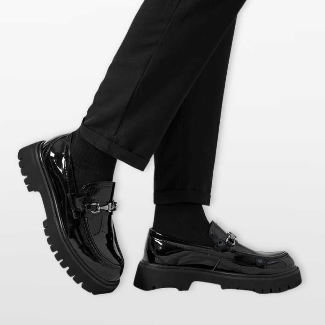 Mocassins Épais Élégants Sans Lacets Homme