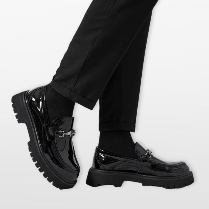 Mocassins Épais Élégants Sans Lacets Homme