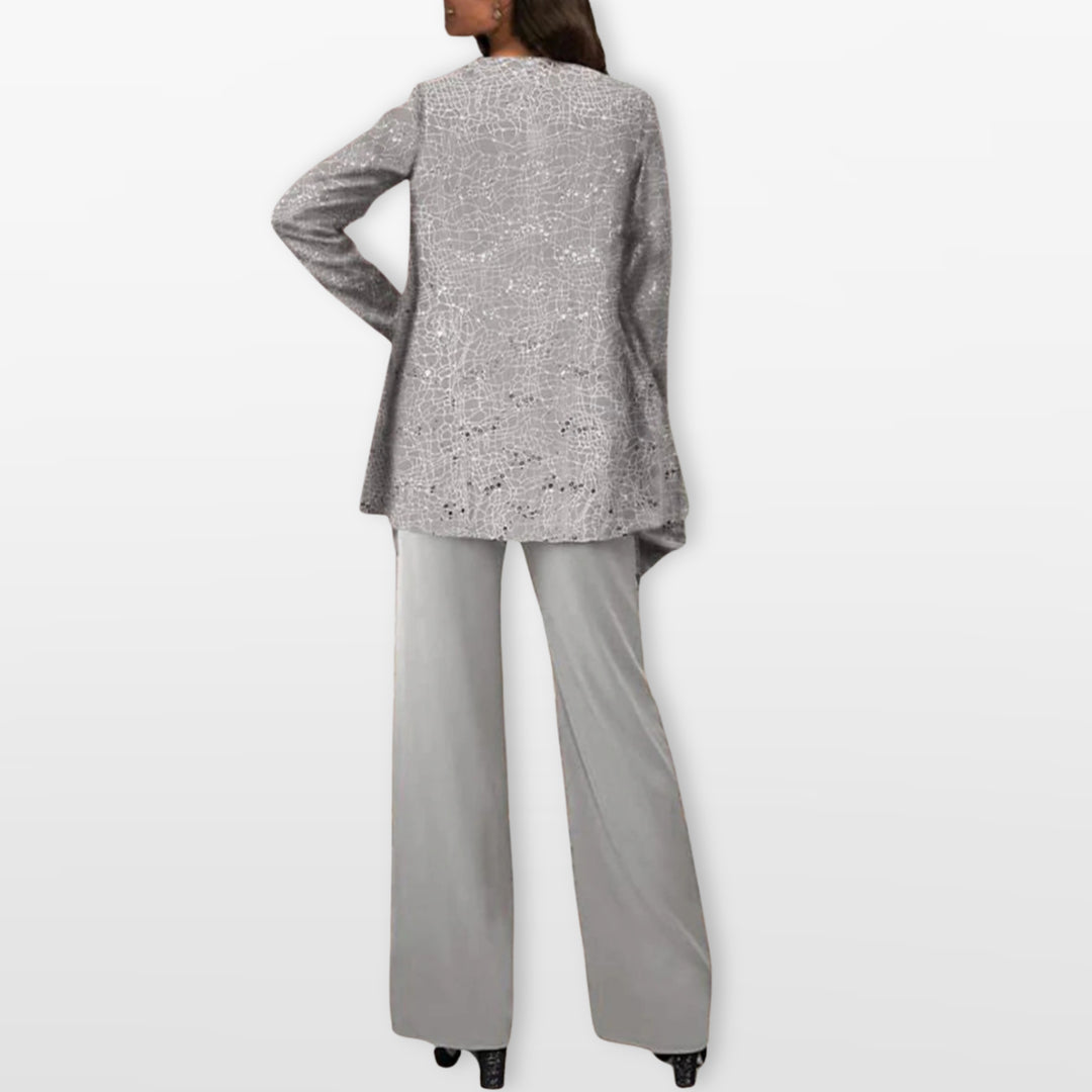 Ensemble Trois Pièces Élégant Femme