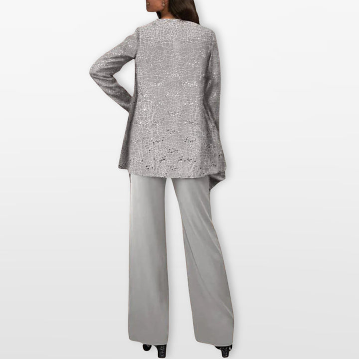 Ensemble Trois Pièces Élégant Femme