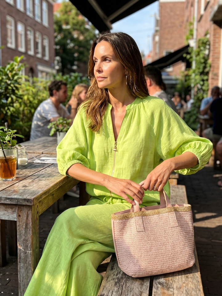 Ensemble Pantalon et Haut Zippé Femme