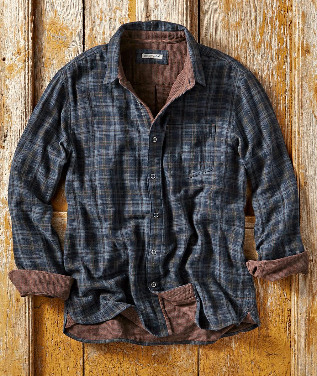 Chemise à Carreaux à Manches Longues Homme