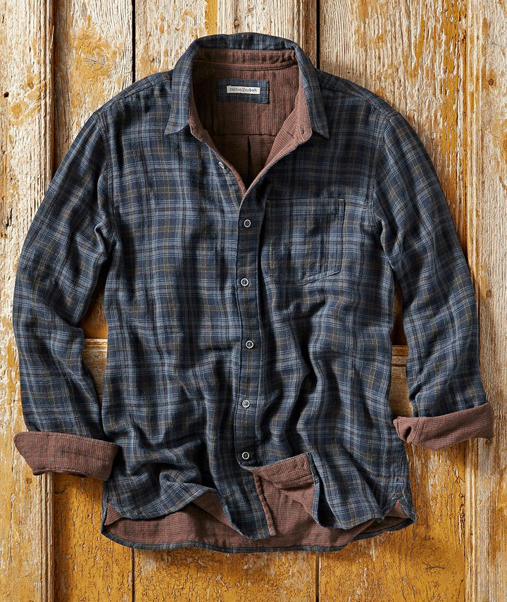 Chemise à Carreaux à Manches Longues Homme