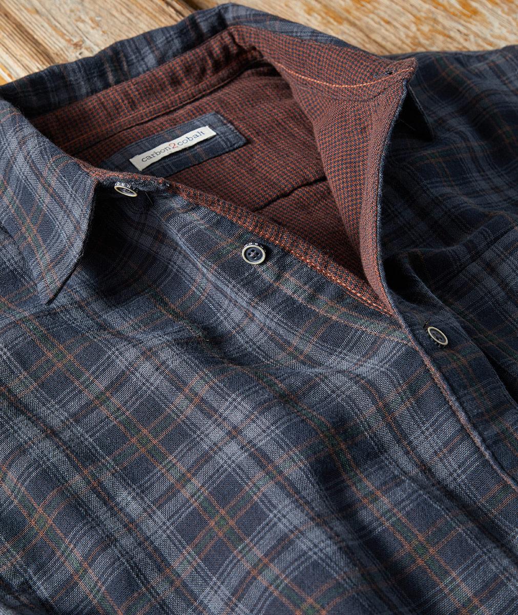 Chemise à Carreaux à Manches Longues Homme