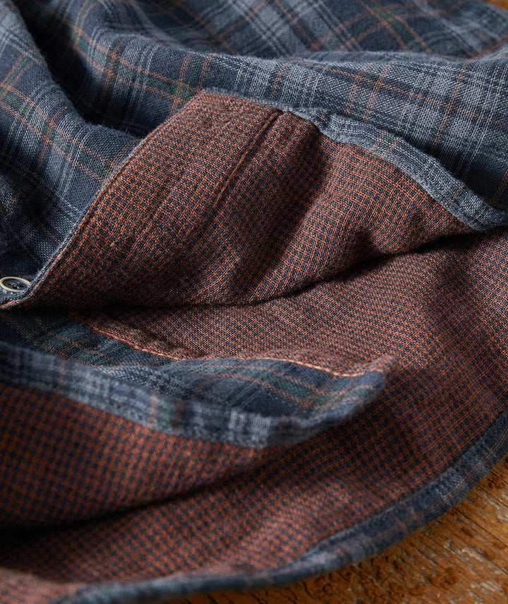 Chemise à Carreaux à Manches Longues Homme