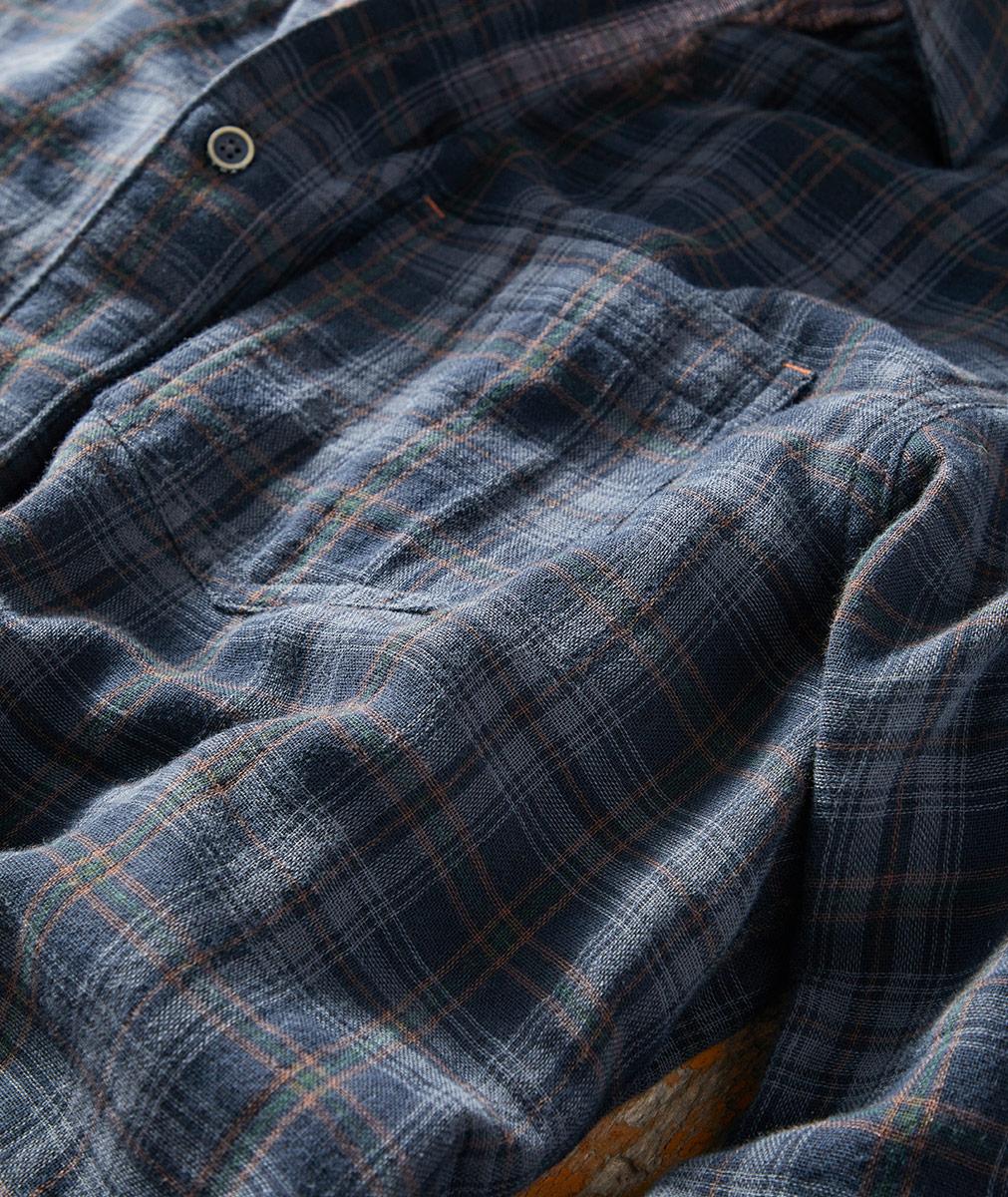 Chemise à Carreaux à Manches Longues Homme