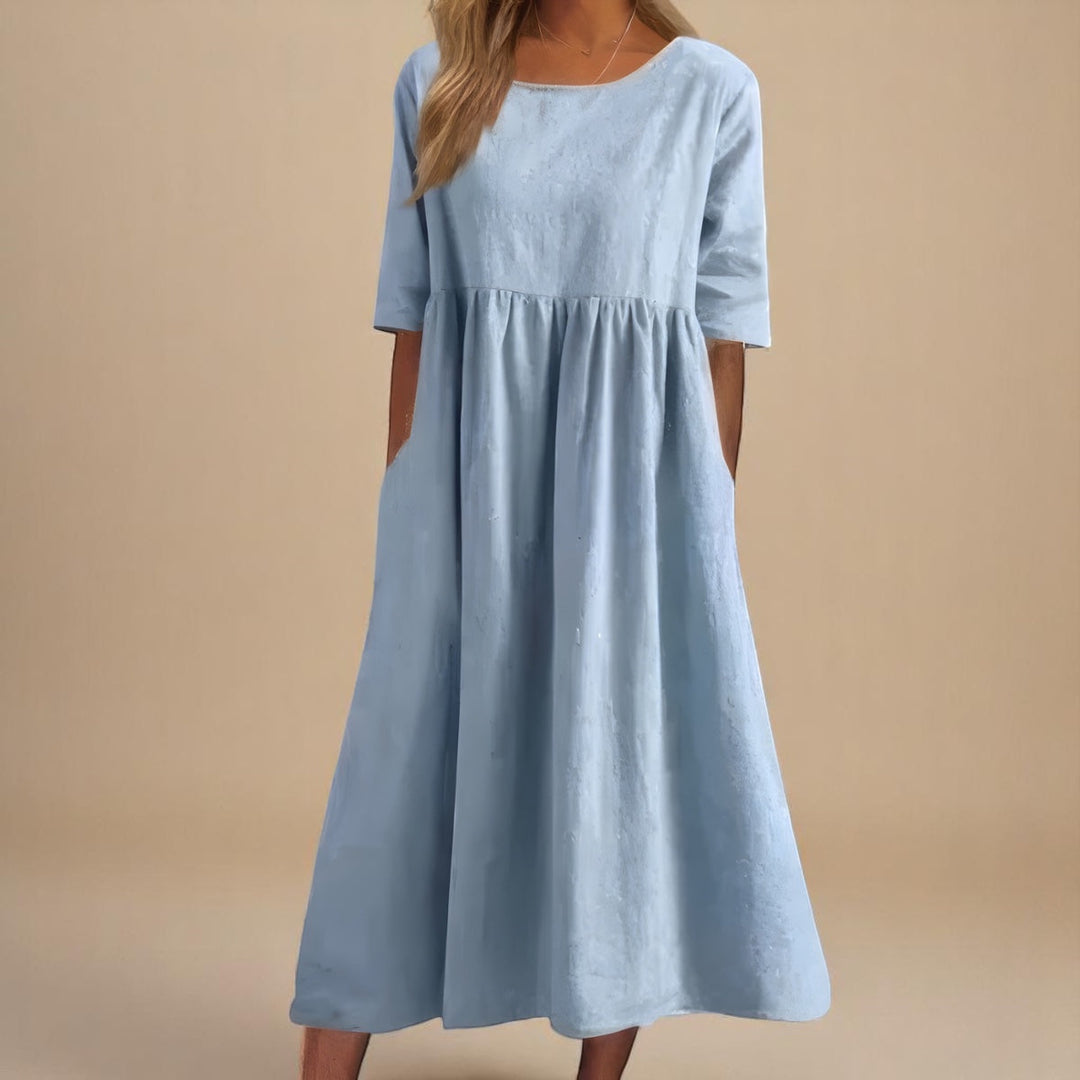 Robe Ample À Poches Femme