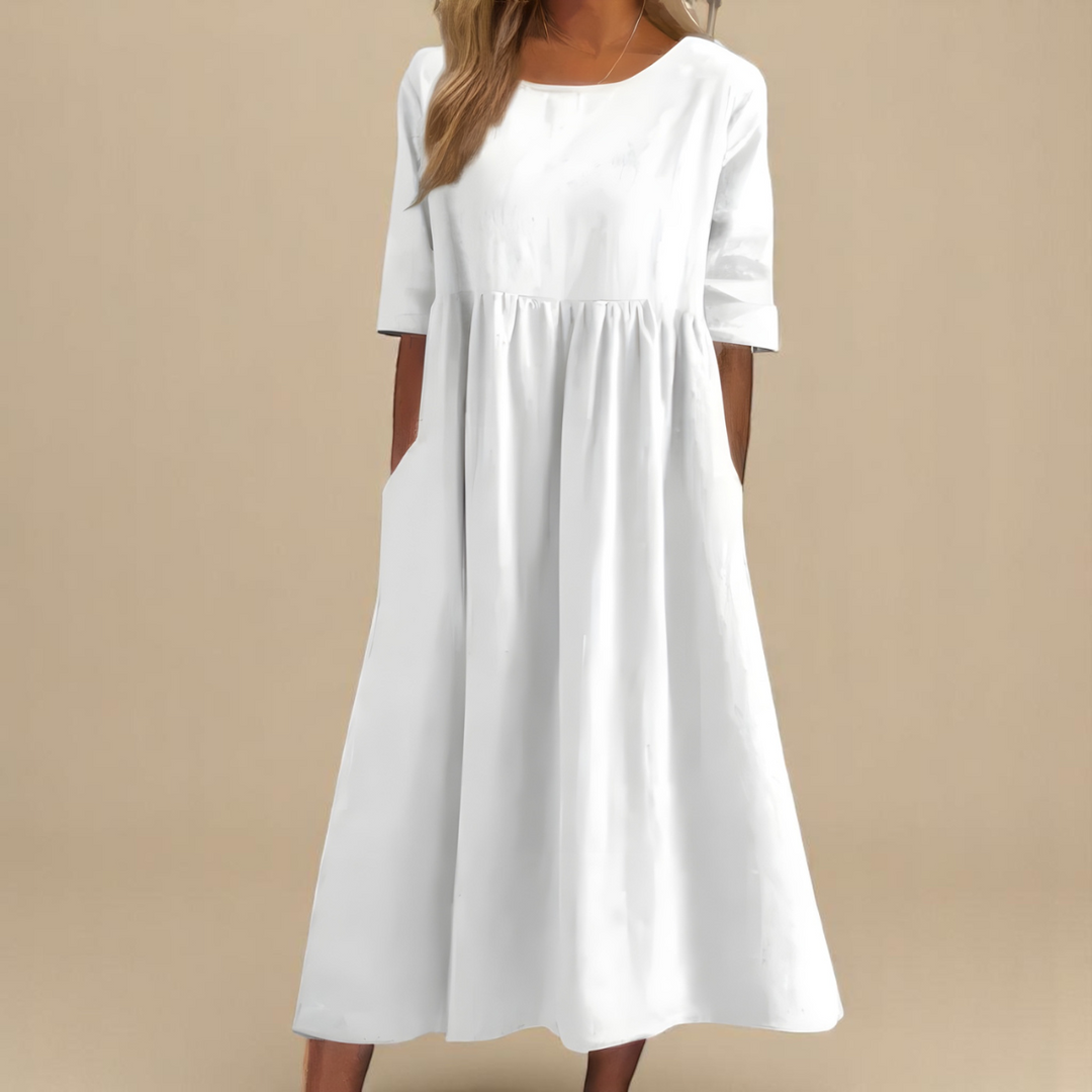 Robe Ample À Poches Femme