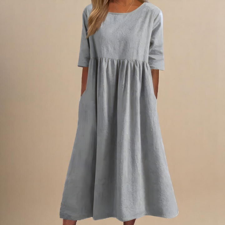 Robe Ample À Poches Femme
