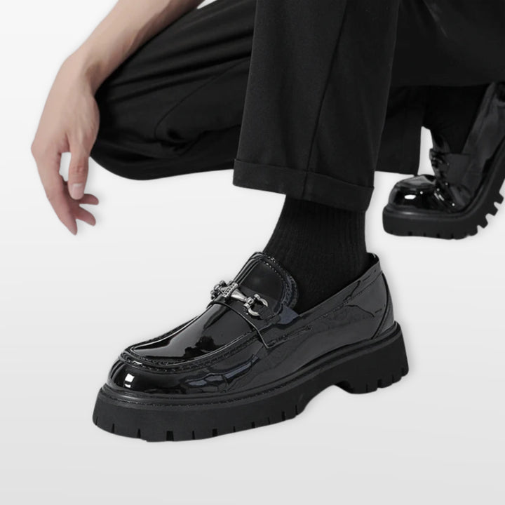 Mocassins Épais Élégants Sans Lacets Homme