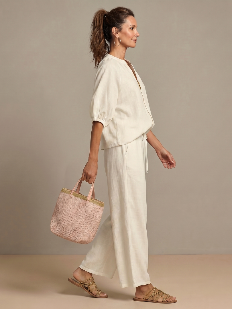 Ensemble Pantalon et Haut Zippé Femme