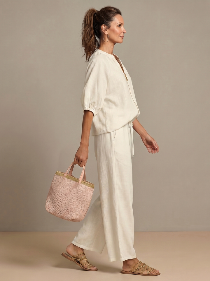 Ensemble Pantalon et Haut Zippé Femme