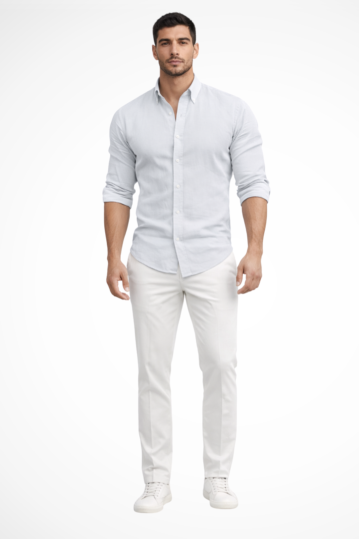 Chemise Ajustée Style Casual Homme