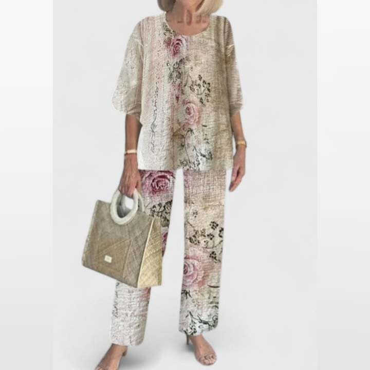 Ensemble Femme Décontracté Chic Deux Pièces Fluide