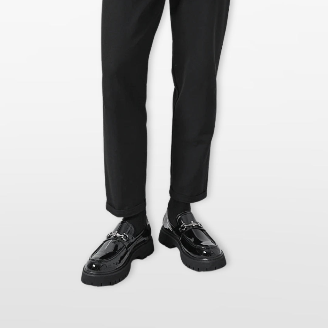 Mocassins Épais Élégants Sans Lacets Homme