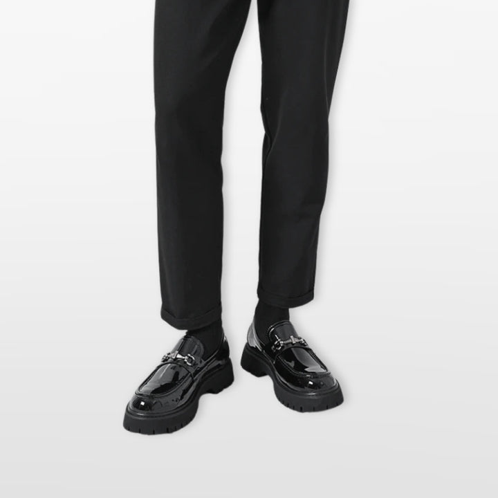 Mocassins Épais Élégants Sans Lacets Homme