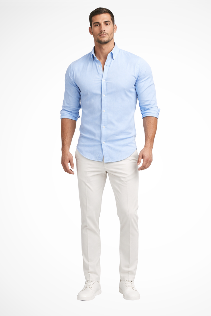 Chemise Ajustée Style Casual Homme