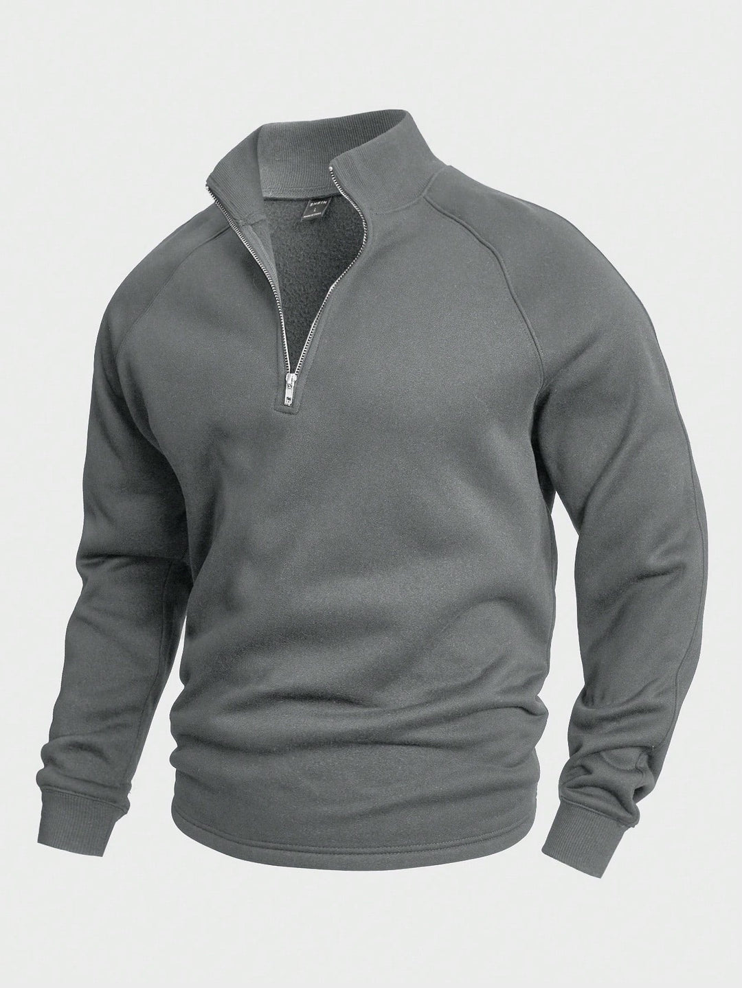 Pull Demi-zip à Col Montant Homme