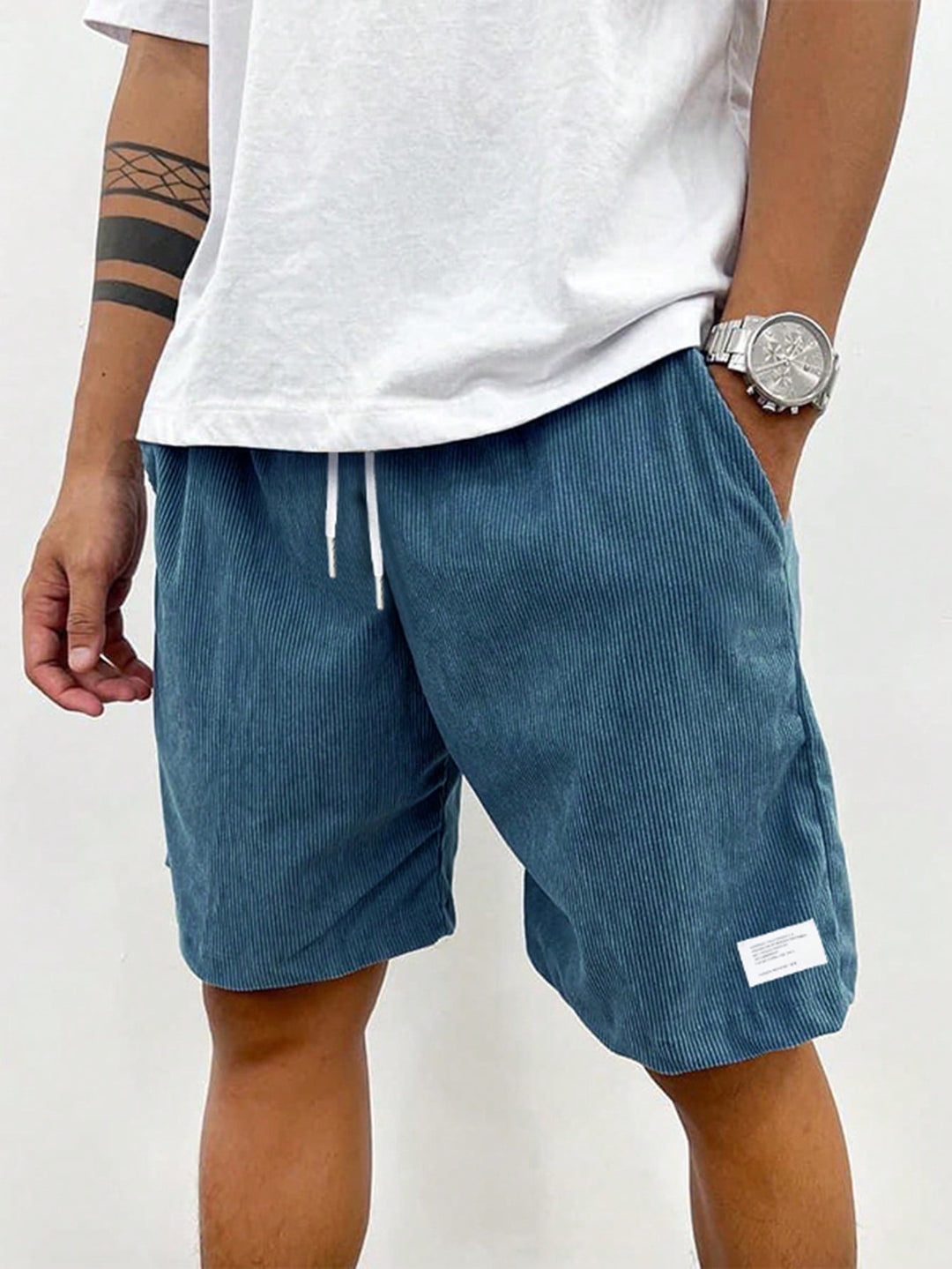 Short Velours Décontracté Homme