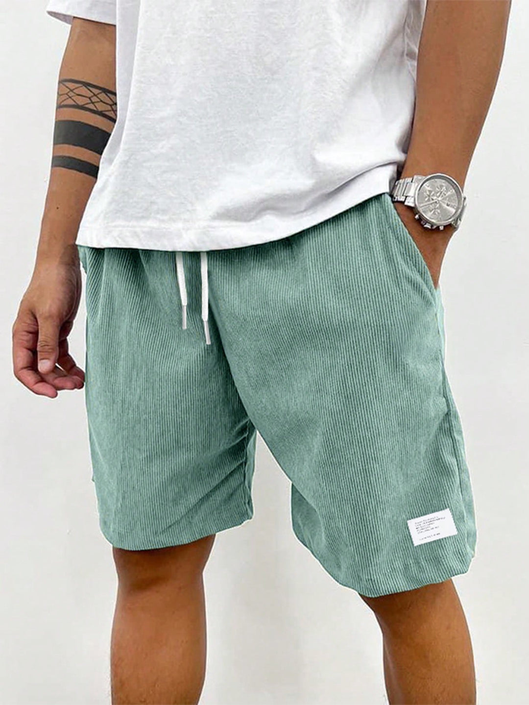 Short Velours Décontracté Homme