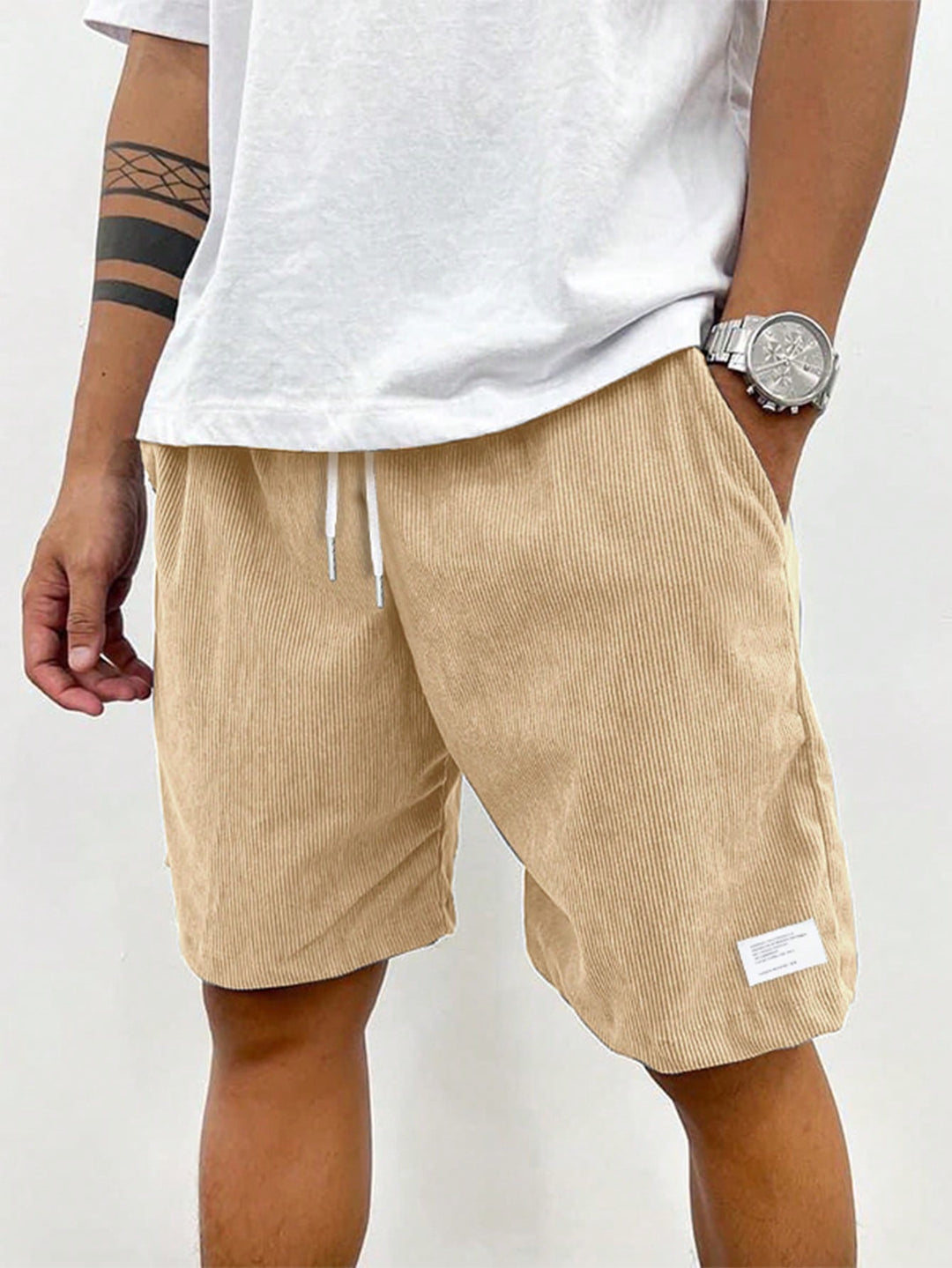 Short Velours Décontracté Homme