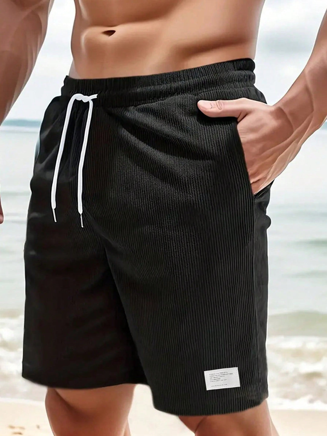Short Velours Décontracté Homme