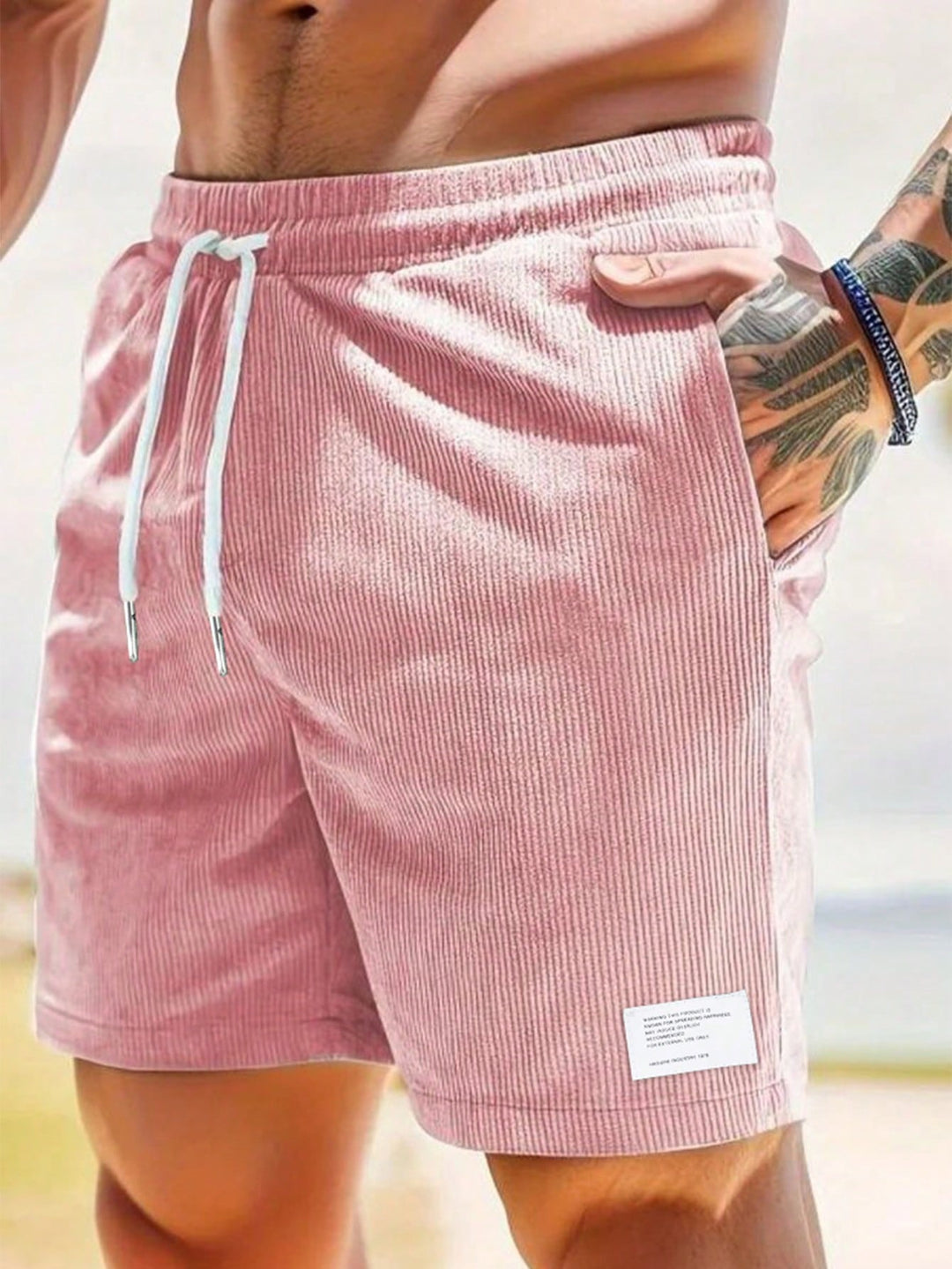 Short Velours Décontracté Homme