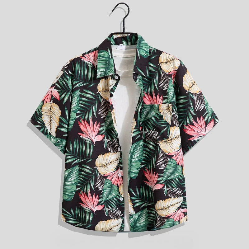 Chemise Fleurie Resort Homme