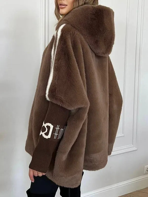 Veste Ample à Capuche Femme