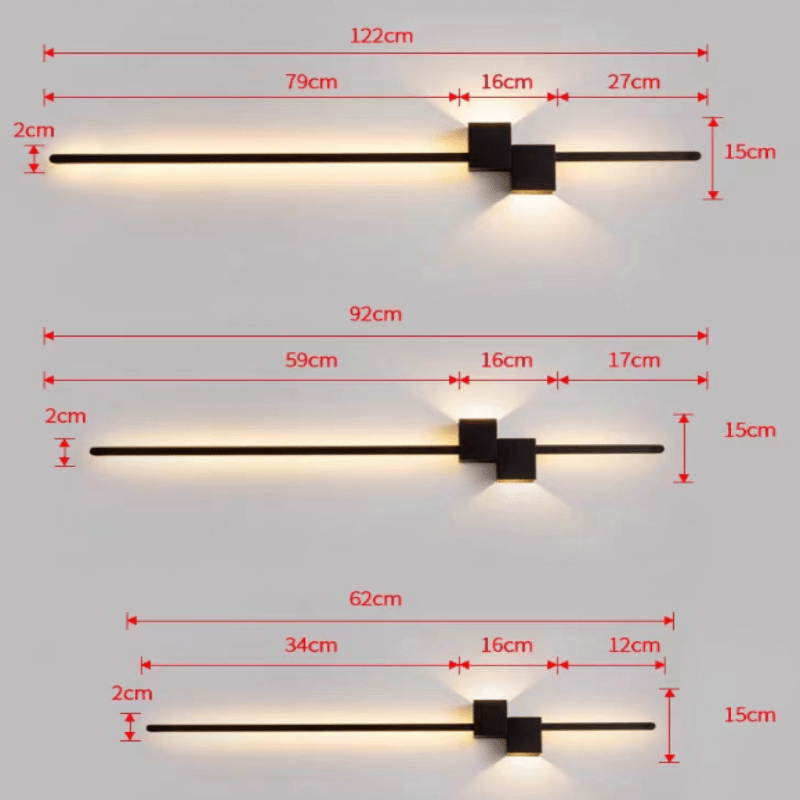 Applique Murale LED Linéaire Moderne