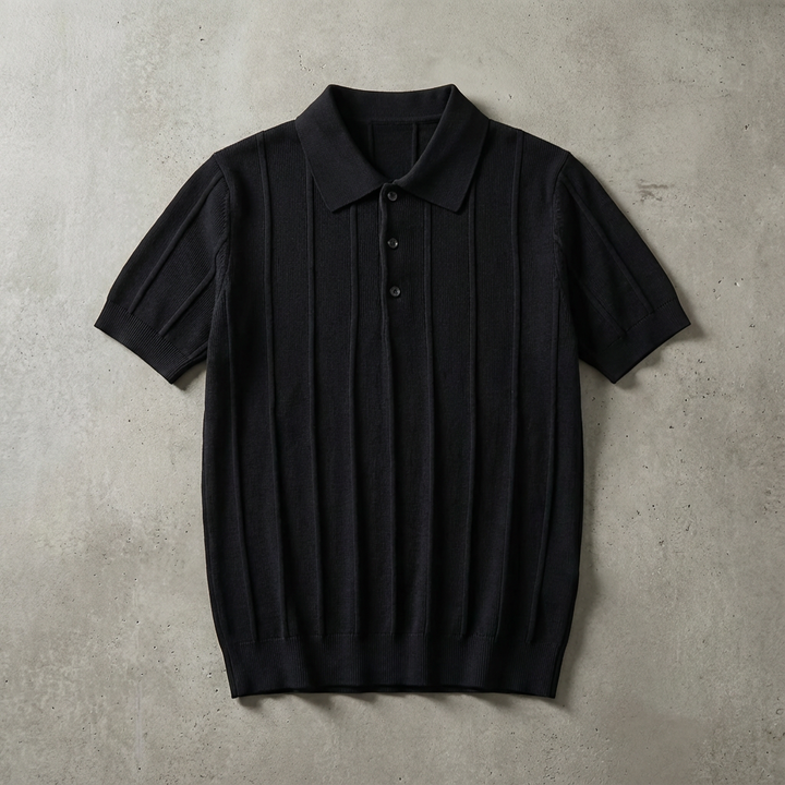 Polo Maille Texturée Homme