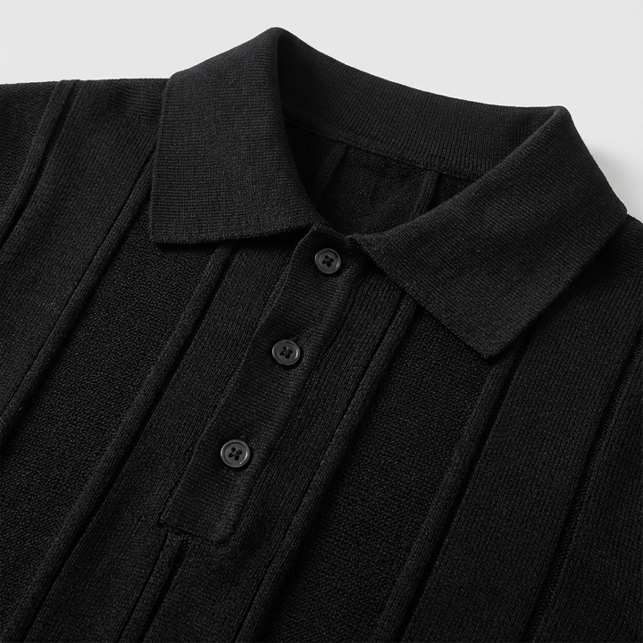 Polo Maille Texturée Homme