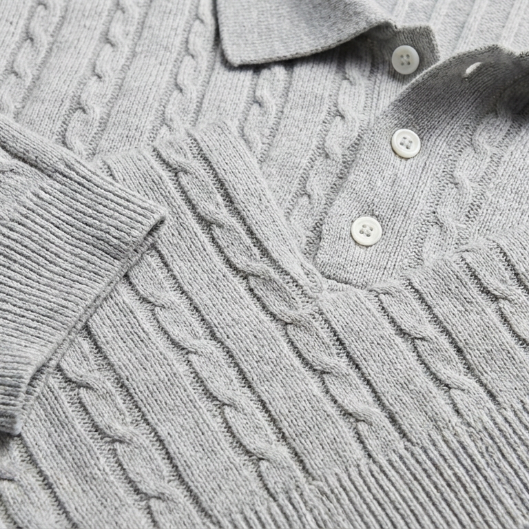 Polo Maille Texturée Homme