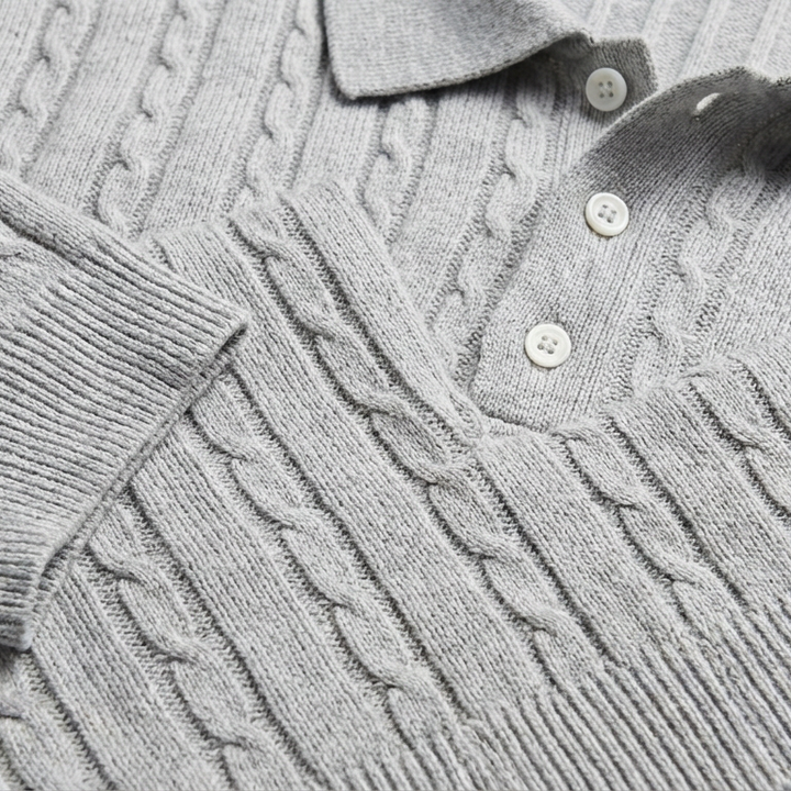 Polo Maille Texturée Homme