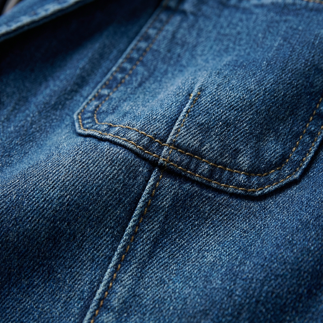 Blazer Denim Décontracté Homme