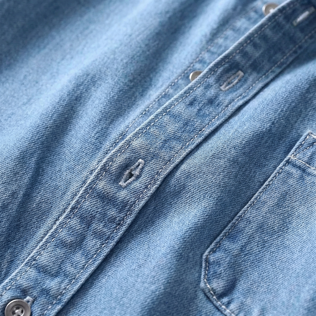 Veste Denim Décontractée Homme